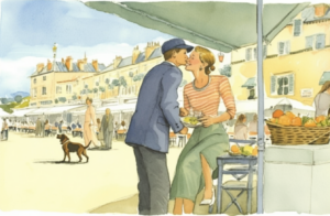 La bise à la française