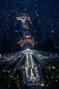 Jeux Olympiques 2024 Tour Eiffel éclairée