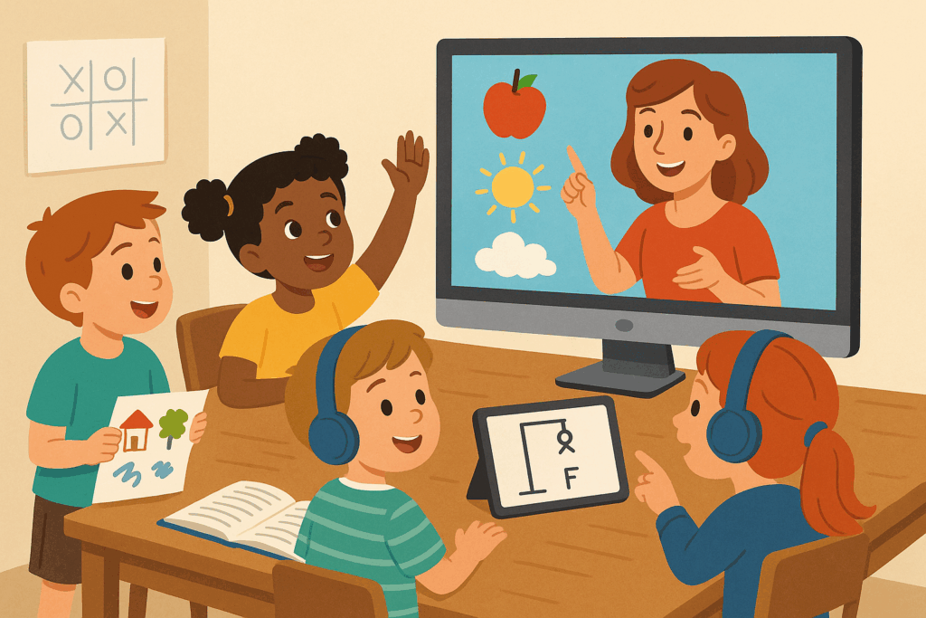 Teaching FLE to Children via Videoconference
